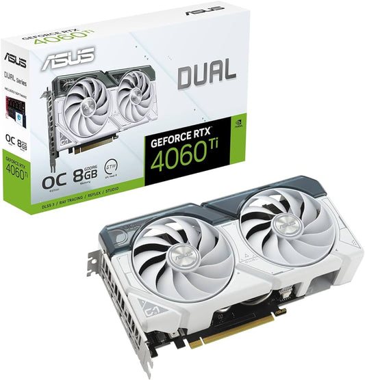 ASUS RTX 4060 TI 8GB Dual White OC